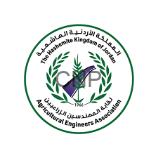 naq - Center News Network Circular logo of the Agricultural Engineers Association of Jordan, featuring olive branches and central emblem with Arabic and English text including 'The Hashemite Kingdom of Jordan' and '1966'.