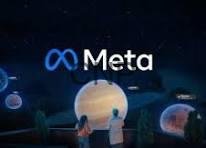 meta - Center News Network Meta logo with a blue infinity symbol next to the word Meta on a dark space-themed background.