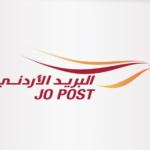 JO POST logo with Arabic text and orange-red swoosh lines on a light background, representing the brand symbol.