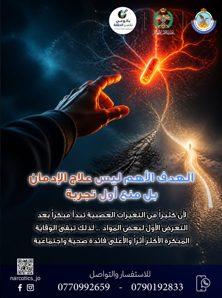 لا تستنى الخطر حتى يقترب؛ الوعي والاختيار الصح اليوم، بحموا مستقبلك وحياة اللي بتحبهم.